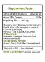 UTI Secret Capsules - Urinary Tract Formula