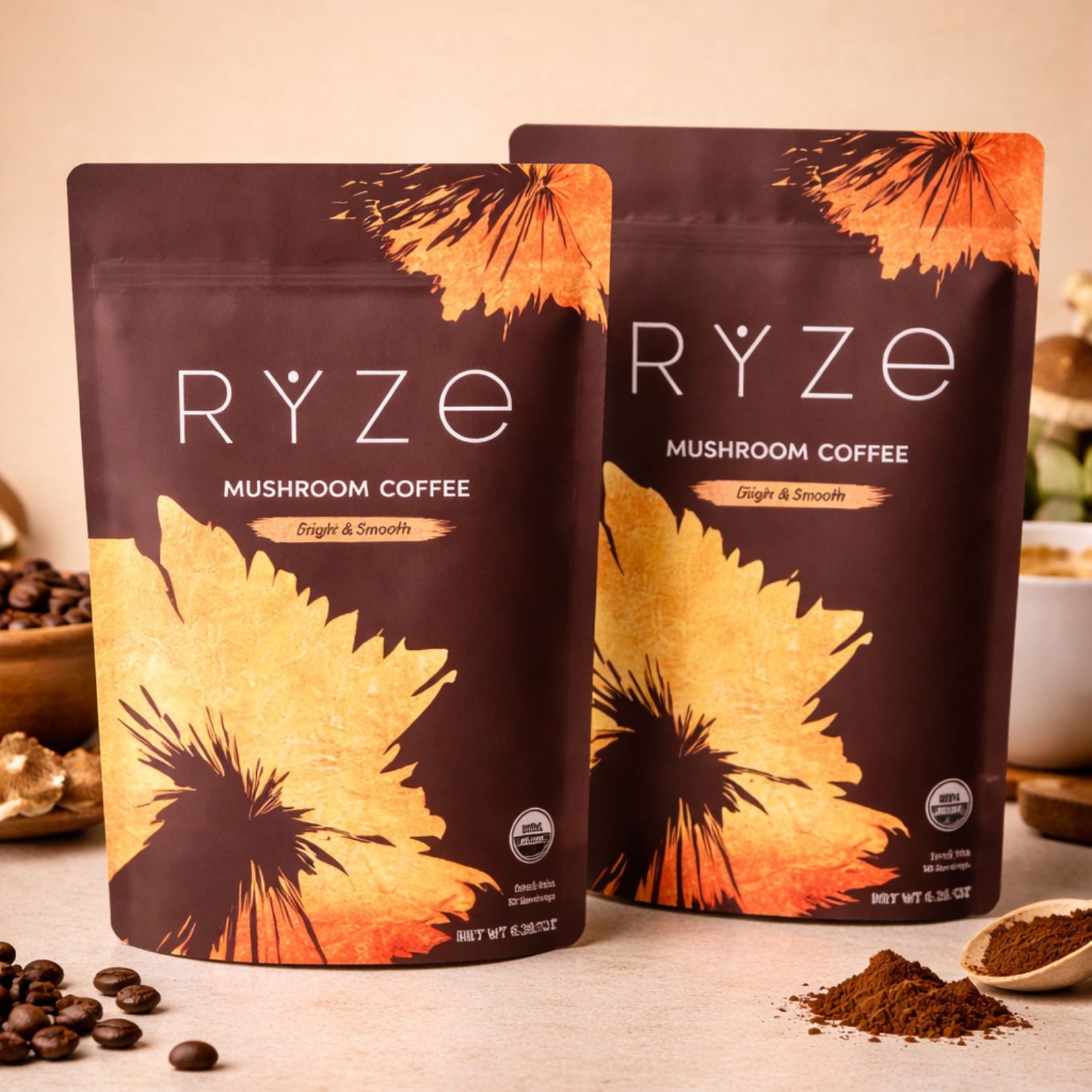 Veltora Focus Brew – Mushroom Coffee for Clean Energy & Focus