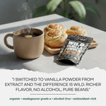 Vanilla Powder, 28 servings - Organic Ground Whole Vanilla Beans