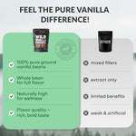 Vanilla Powder, 28 servings - Organic Ground Whole Vanilla Beans