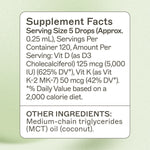 Vitamin D3/K2 5,000 IU Liquid
