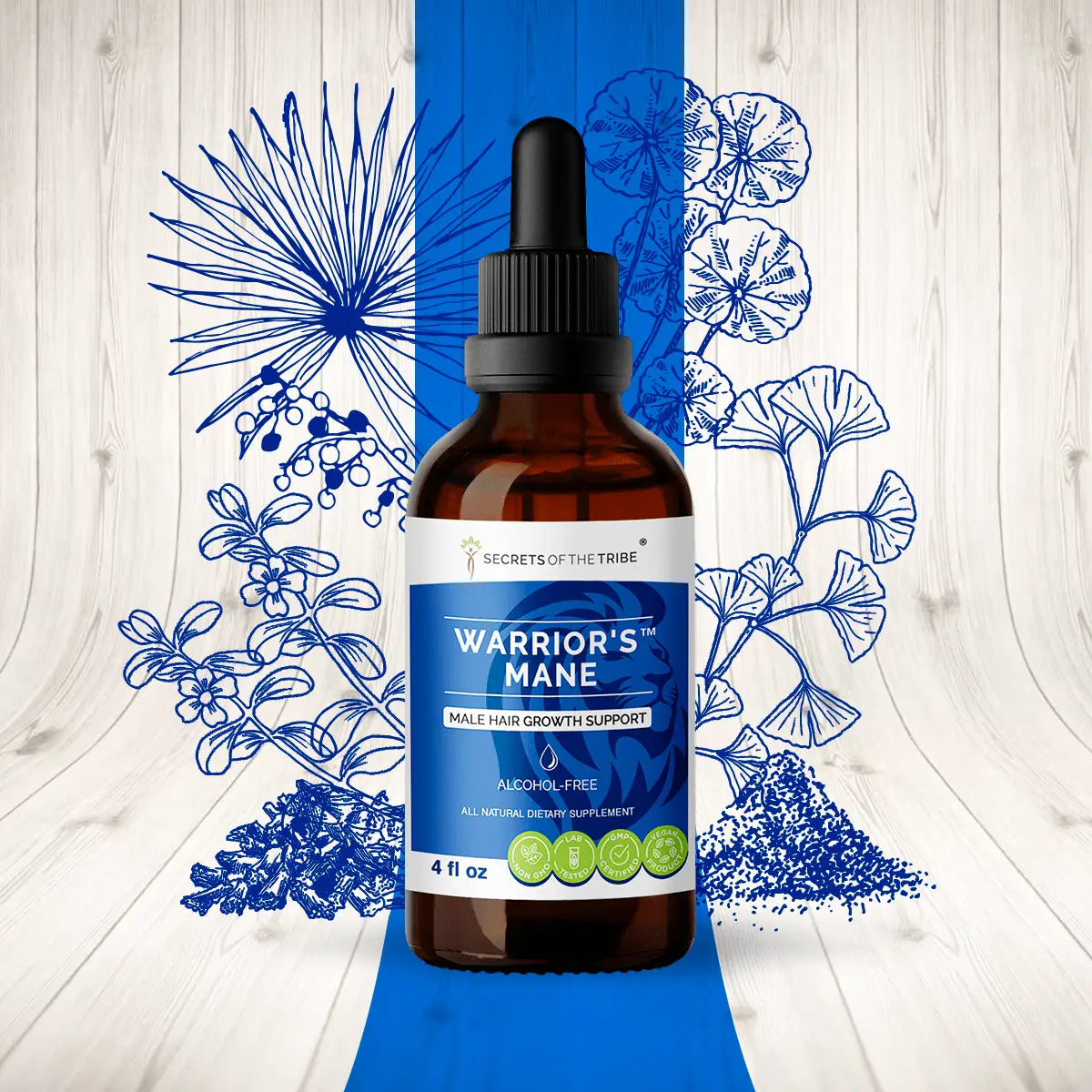 Warrior's Mane - Male Hair Growth Support