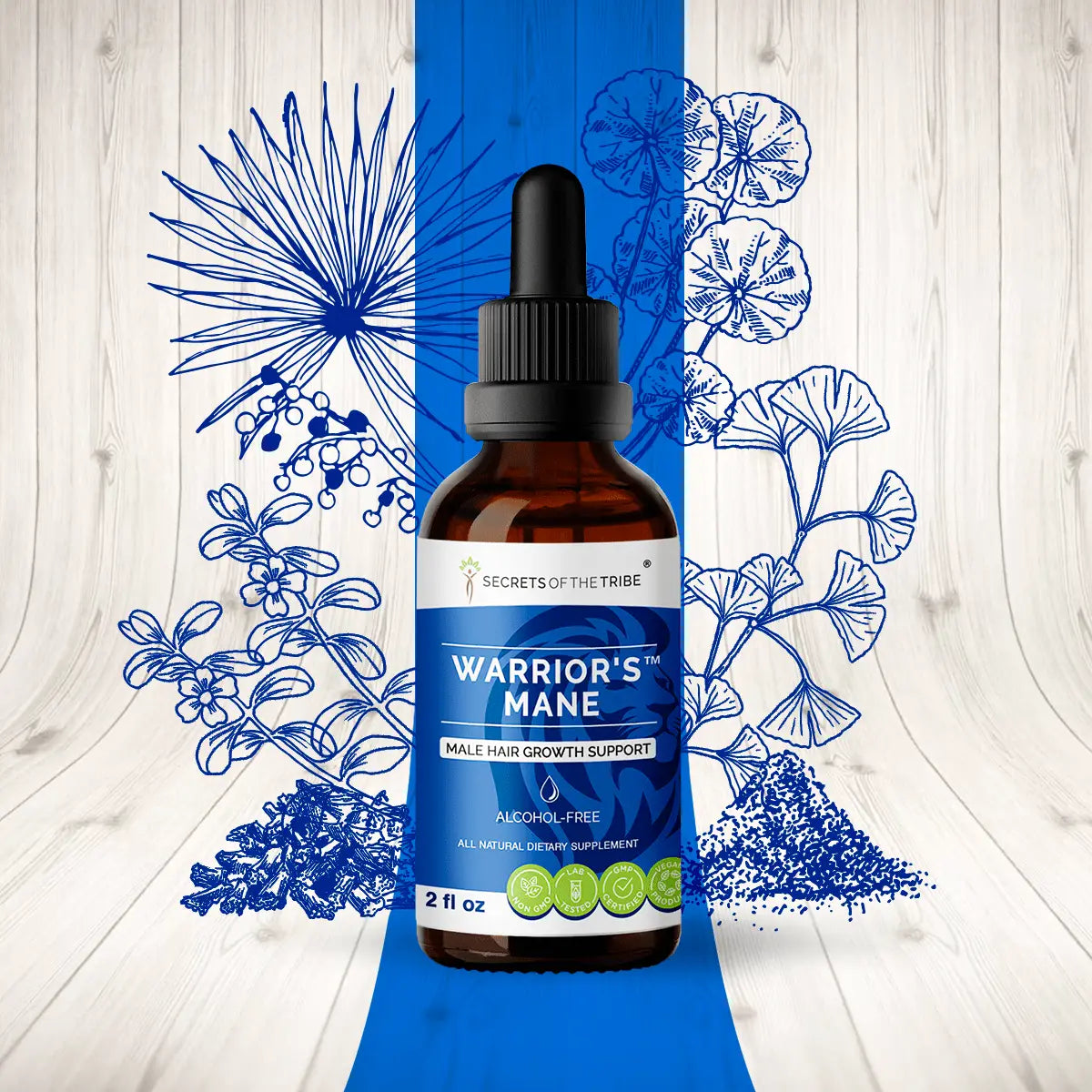 Warrior's Mane - Male Hair Growth Support