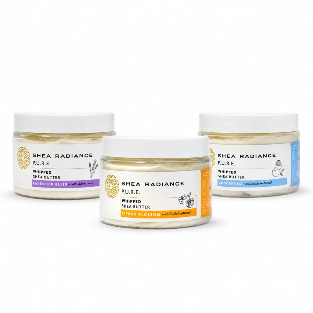 Whipped Shea Body Butter with Colloidal Oatmeal | For Dry, Sensitive and Eczema-Prone Skin
