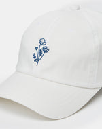 Flower Embroidery Peak Hat