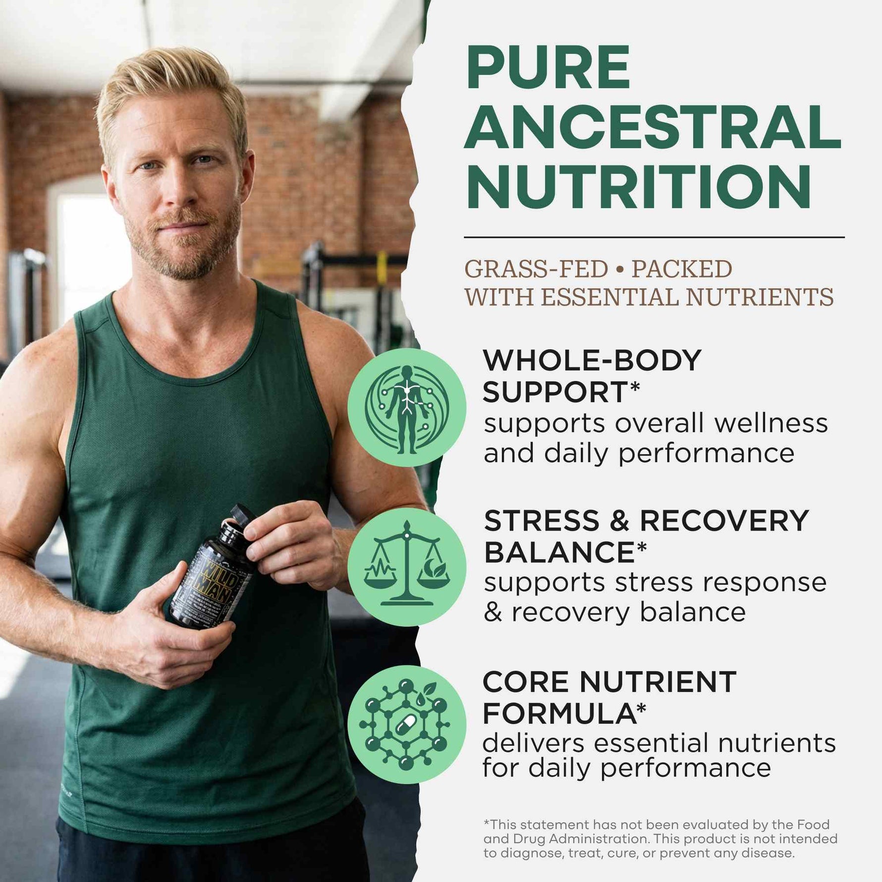 Wild Man Herbal Stack – Male Wellness Stack & Performance