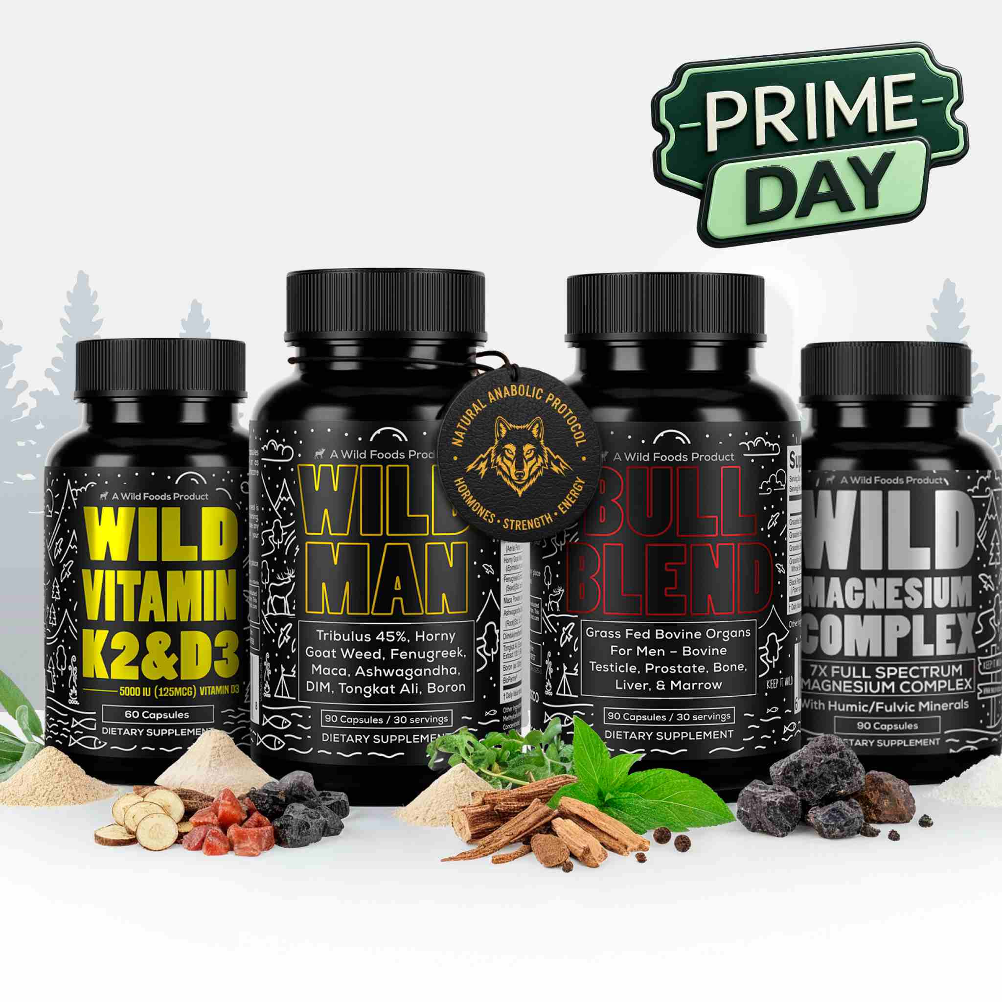 Wild Man Bundles: Natural Strength & Performance Bundle