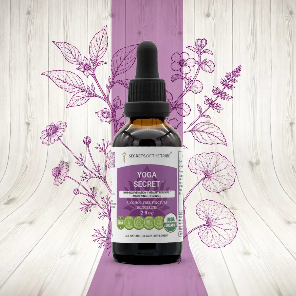 Yoga Secret Extract - Mind Rejuvenation/Vitality Renewal/Awakening the Senses