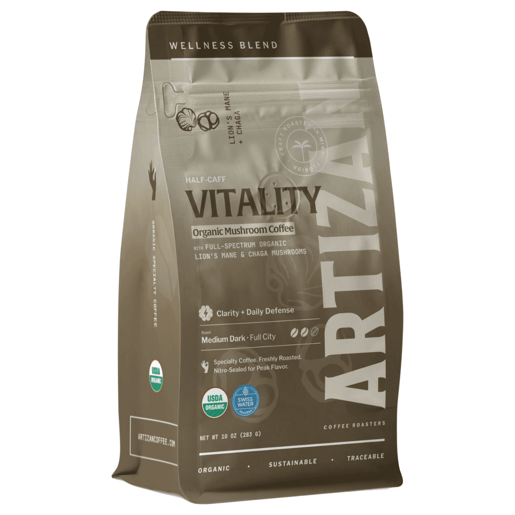 Organic Mushroom Coffee Fusion - Lion's Mane & Chaga