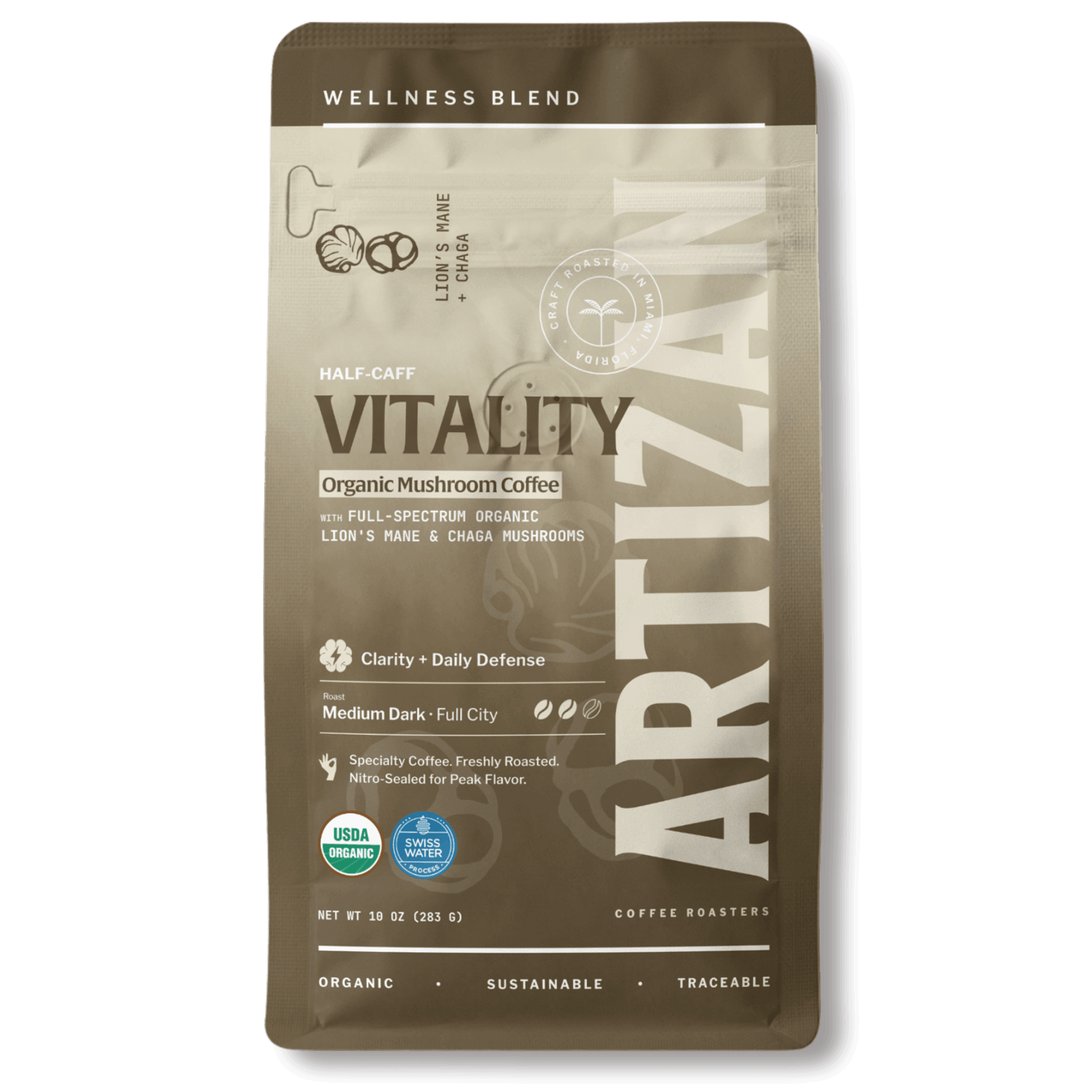 Organic Mushroom Coffee Fusion - Lion's Mane & Chaga