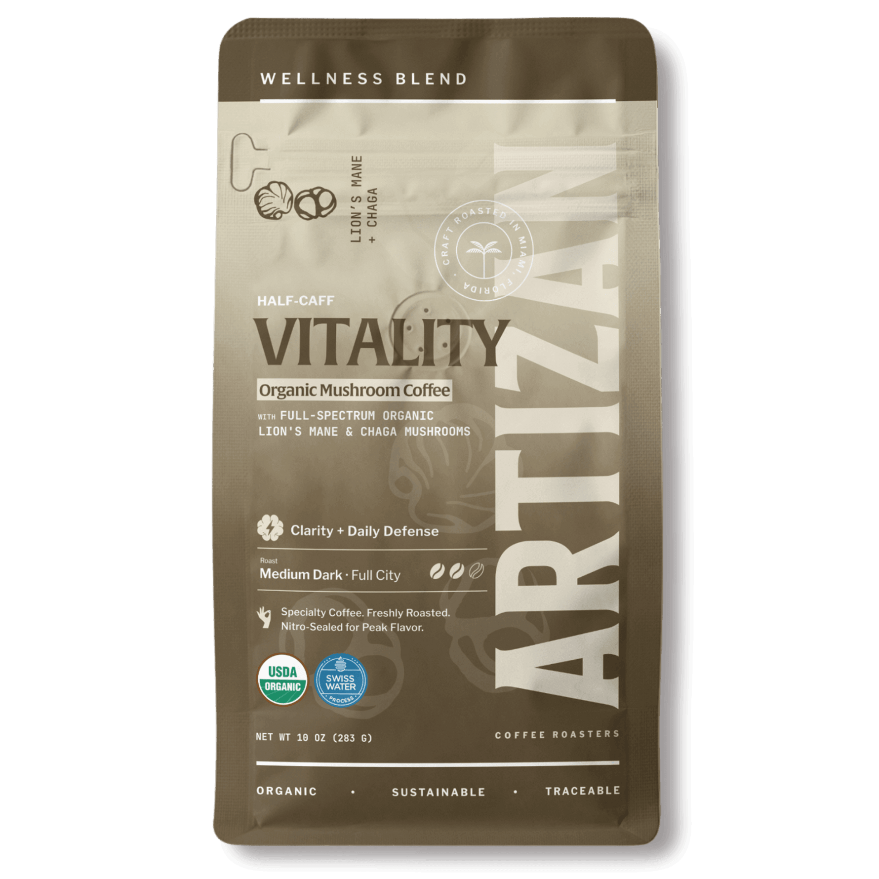 Organic Mushroom Coffee Fusion - Lion's Mane & Chaga