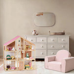 Tiny Land® Sweetwood Pegasus Dollhouse & Wooden Dollhouse Dolls