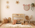 The Solstice Heirloom Rattan Doll Bunk Bed