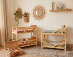 The Solstice Heirloom Rattan Doll Bunk Bed
