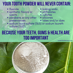 Citrus & Clove Tooth Powder with 5% Hydroxyapatite, Microbiome-Friendly