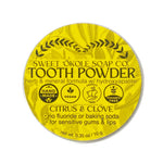 Citrus & Clove Tooth Powder with 5% Hydroxyapatite, Microbiome-Friendly