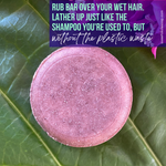 Lavender Clary Sage Solid Shampoo Bar with Ratanjot Root