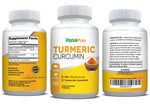 NusaPure Turmeric Curcumin 600 mg 60 Capsules Turmeric 95% Curcuminoids Dietary Supplement