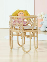 Pretend Play Doll Crib – Handmade Toy Bassinet for Girls Toys