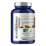 NusaPure Organic Mushroom Complex 450mg per Capsule, 180 Veggie Caps, Non-GMO, Enoki, Turkey Tail, Reishi, Chaga, Maitake