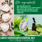 Natural Conditioner Bar - Eucalyptus & Lime Essential Oils with Noni