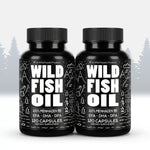 Wild Fish Oil Capsules, Omega-3 Blend, Sustainable, Pure, Third-Party Tested