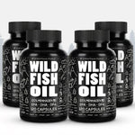 Wild Fish Oil Capsules, Omega-3 Blend, Sustainable, Pure, Third-Party Tested