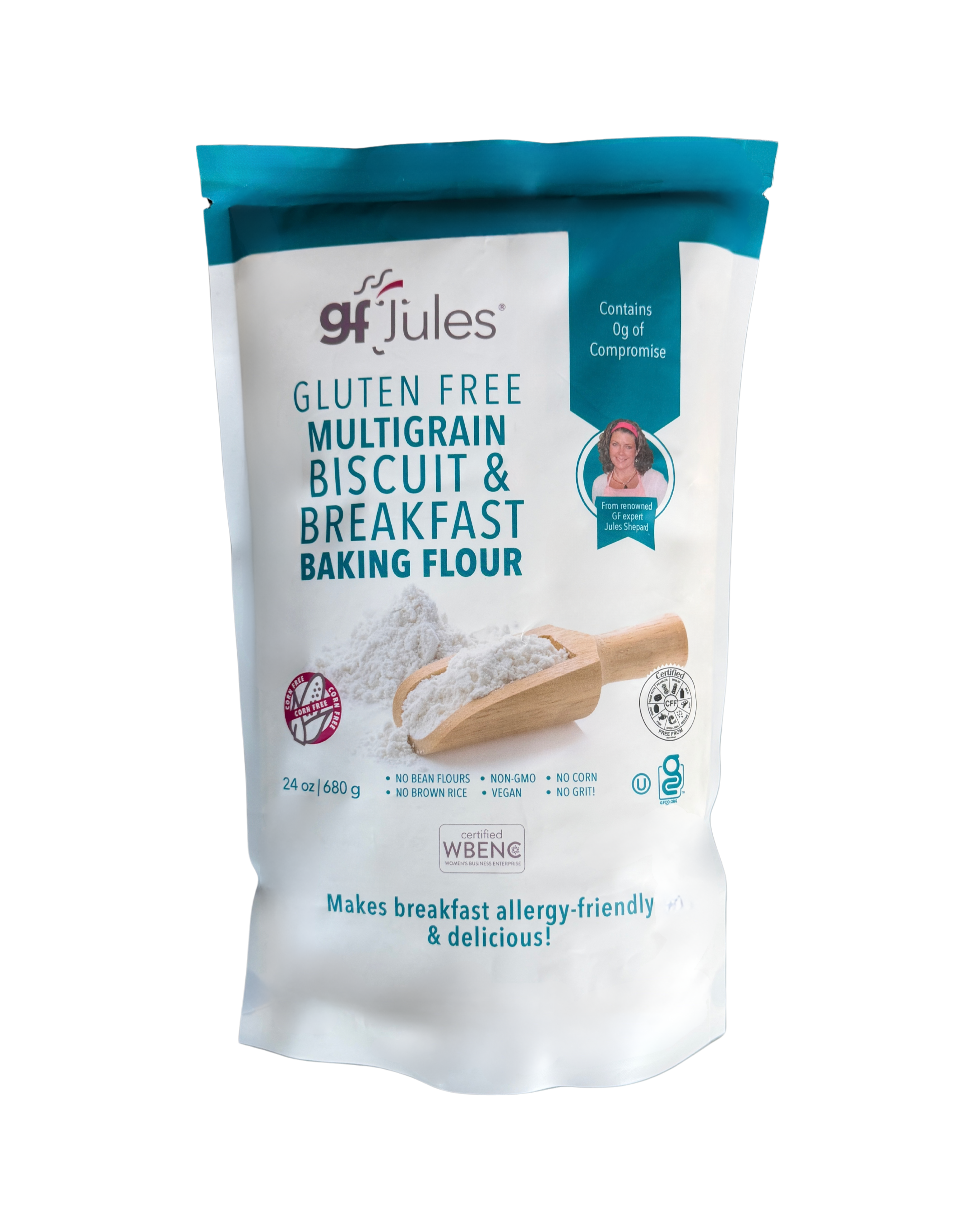 gfJules Gluten Free Corn-Free Multigrain Biscuit & Breakfast Baking Flour