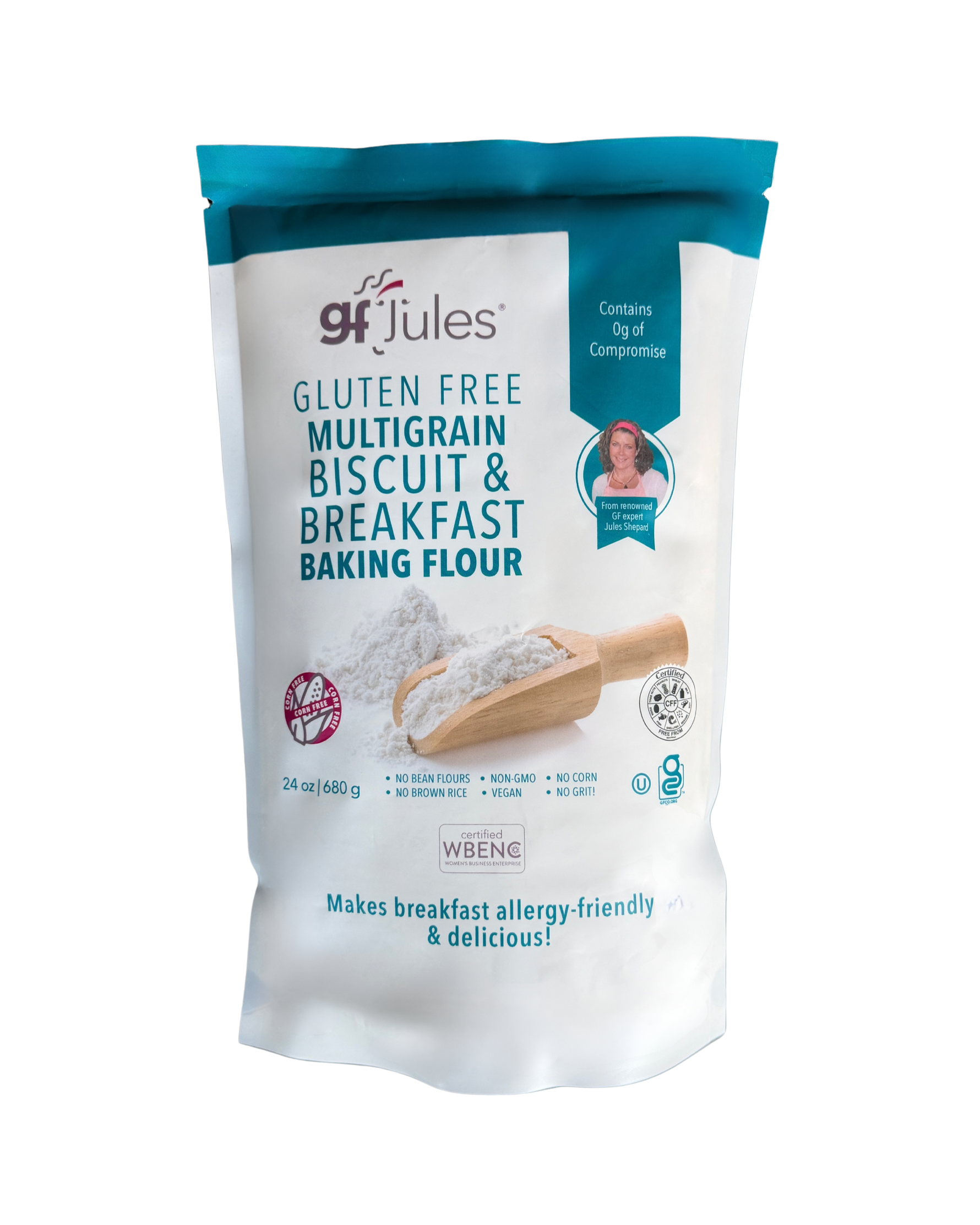 gfJules Gluten Free Corn-Free Multigrain Biscuit & Breakfast Baking Flour