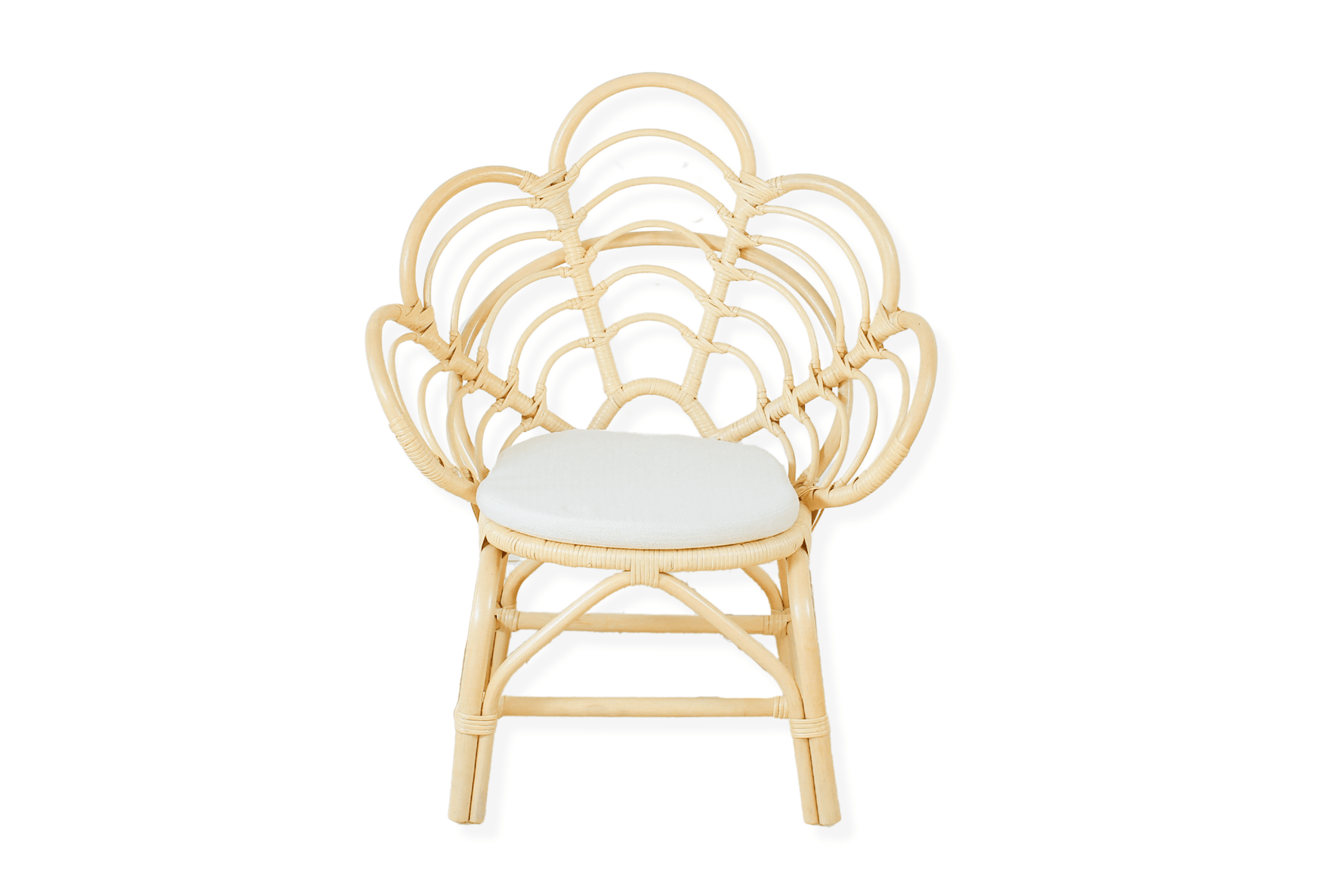 Blossom Dreams Girls Bedroom Rattan Decorative Flower Chair