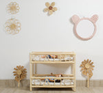 The Solstice Heirloom Rattan Doll Bunk Bed