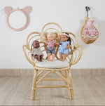 Blossom Dreams Girls Bedroom Rattan Decorative Flower Chair