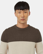 Highline Blocked Crew Sweater