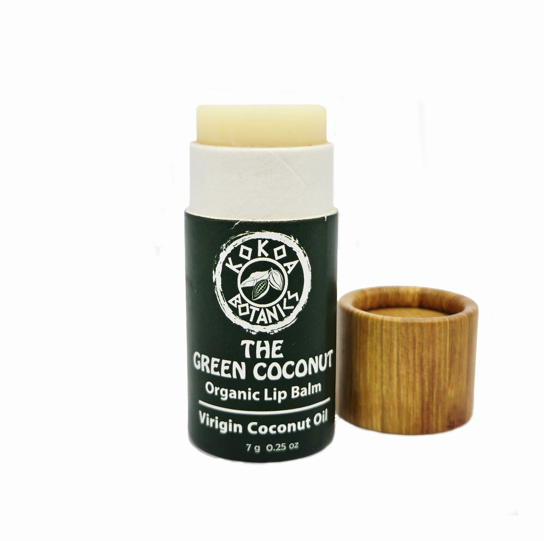 Organic Coconut Oil Lip Balm - Plastic Free .25 oz
