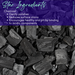 Charcoal Tooth Powder, Unflavored with 5% Hydroxyapatite