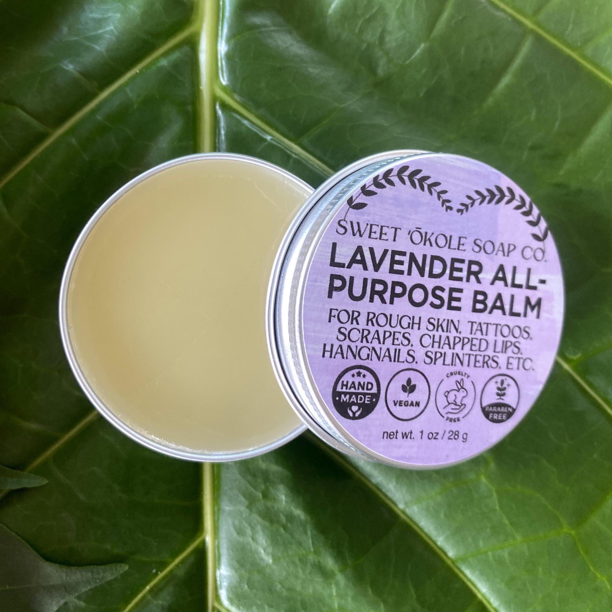 Lavender Balm, Calming Essential Oil Salve