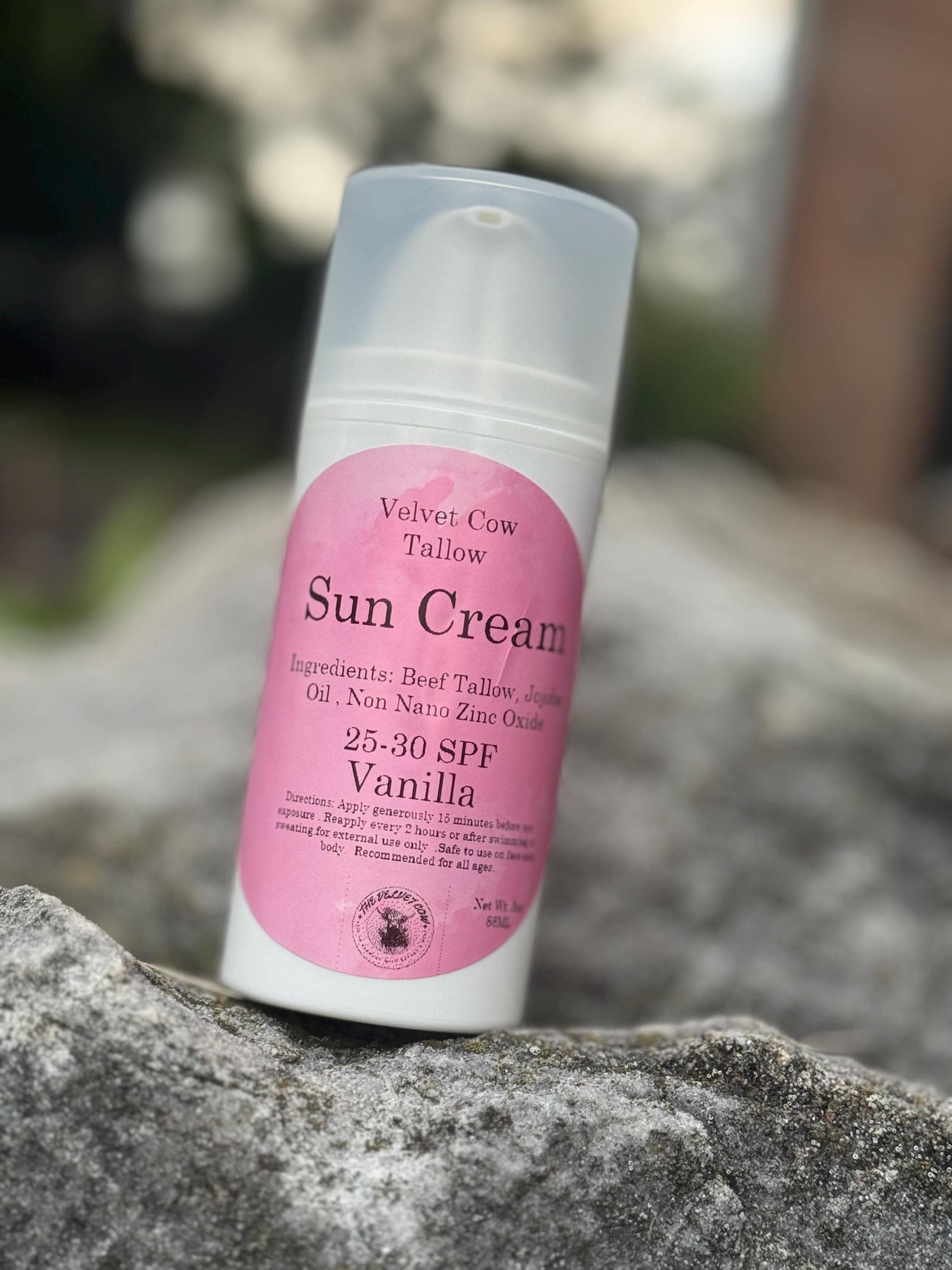 Tallow Sunscreen SPF | Natural Zinc Oxide Protection