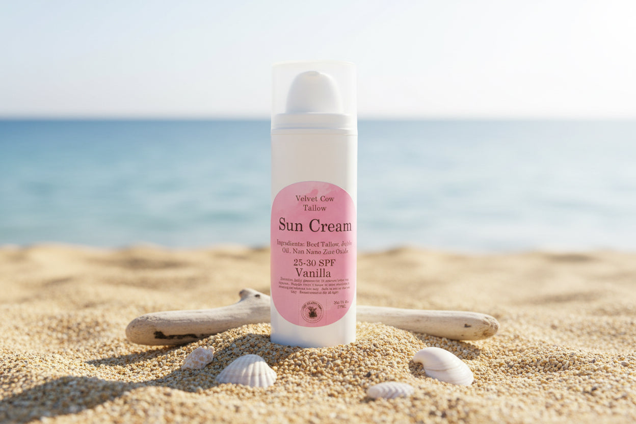 Tallow Sunscreen SPF | Natural Zinc Oxide Protection