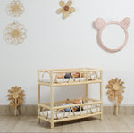The Solstice Heirloom Rattan Doll Bunk Bed