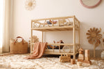 The Solstice Heirloom Rattan Doll Bunk Bed