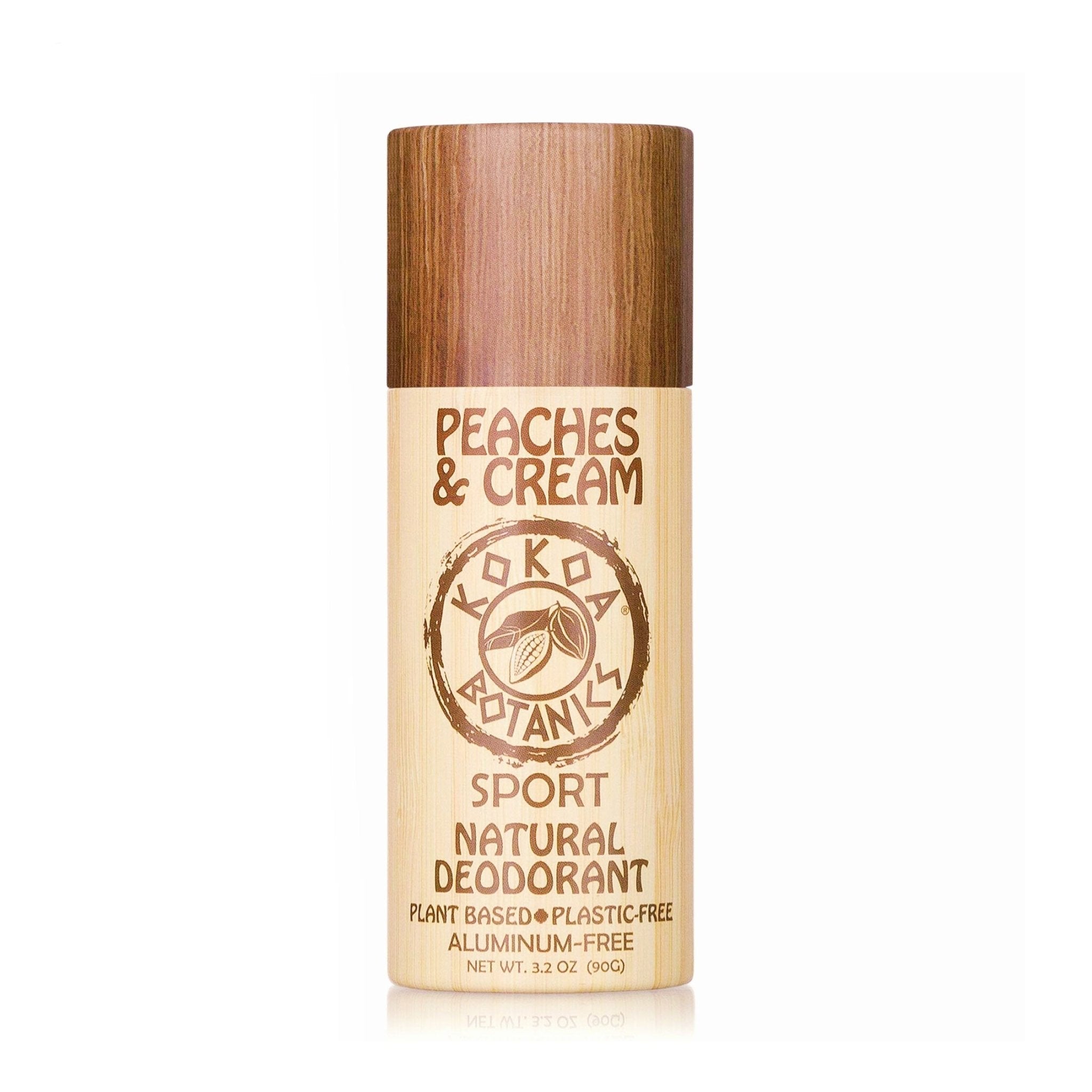 Peaches and Cream - Natural Deodorant - Organic - Aluminum-Free - Plastic-Free 3.2 oz