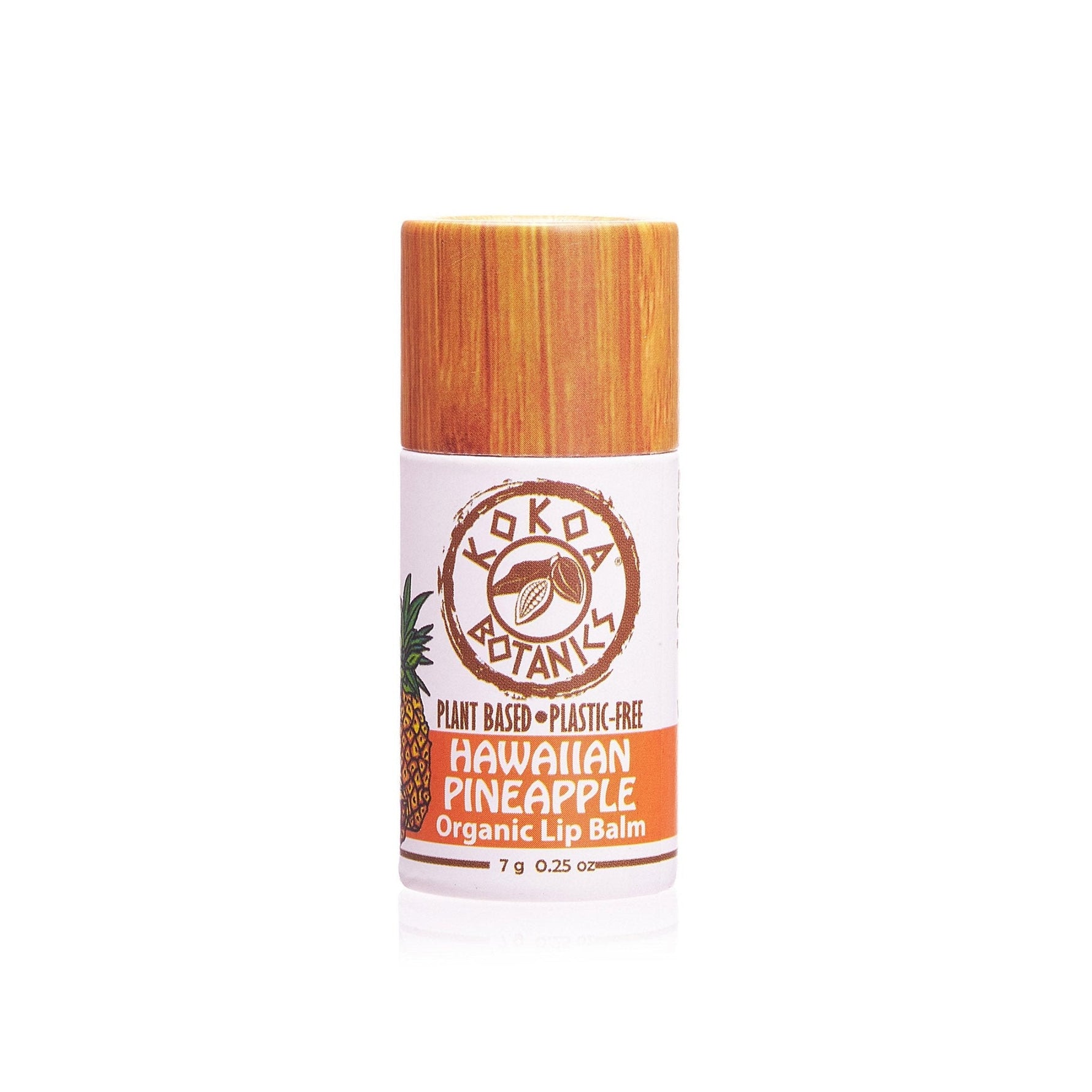 Hawaiian Pineapple - Natural Organic Lip Balm - Vegan - Plastic-Free  .25 oz
