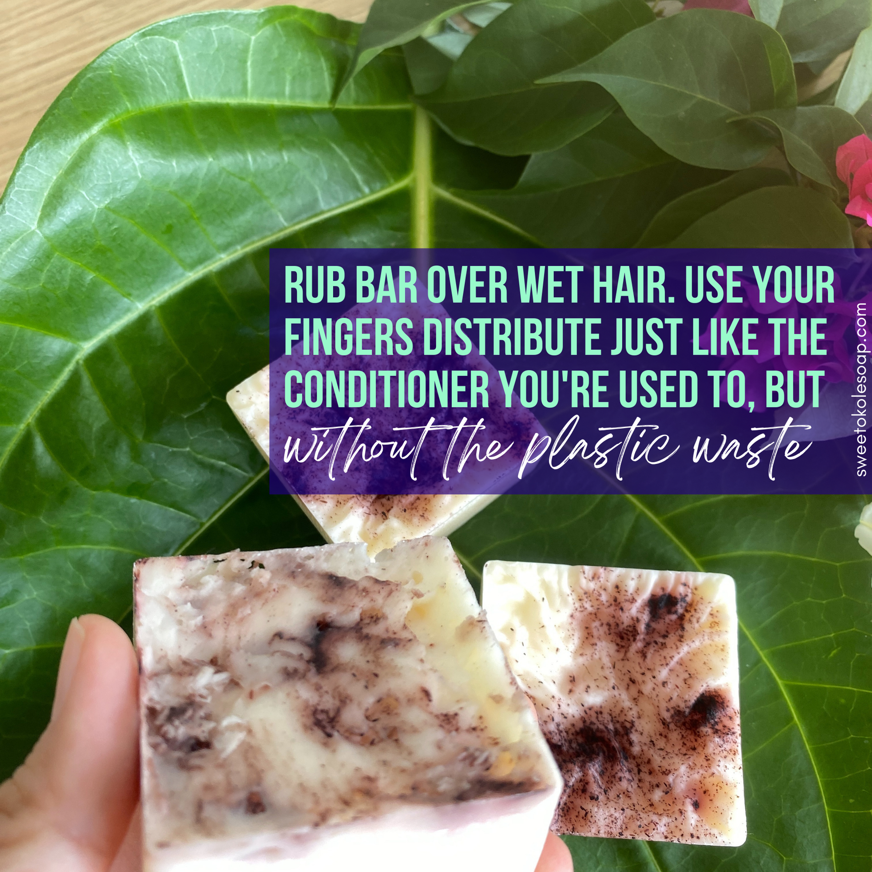 Lavender Clary Sage Solid Conditioner Bar with Argan Oil