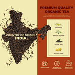 Green Rooibos Black Tea, Citrus Blend - Organic & Kosher