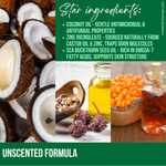 Natural Deodorant for Sensitive Skin, Unscented Ultra-Gentle