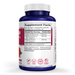 NusaPure D-Mannose Complex 1400 mg (with Hibiscus and Cranberry) - 180 Veggie Caps.
