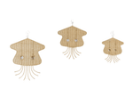 Rattan Jellyfish Wall Decor – Boho Coastal Nursery Wall Art