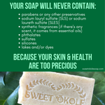 Mamaki Lemongrass Soap, Vegan Palm-Free Bar