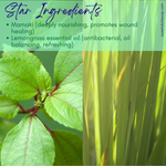 Mamaki Lemongrass Soap, Vegan Palm-Free Bar