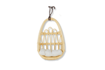 Boho Rattan Doll Wall Chair – Handwoven Nursery Wall Decor & Pretend Play Seat for Girls
